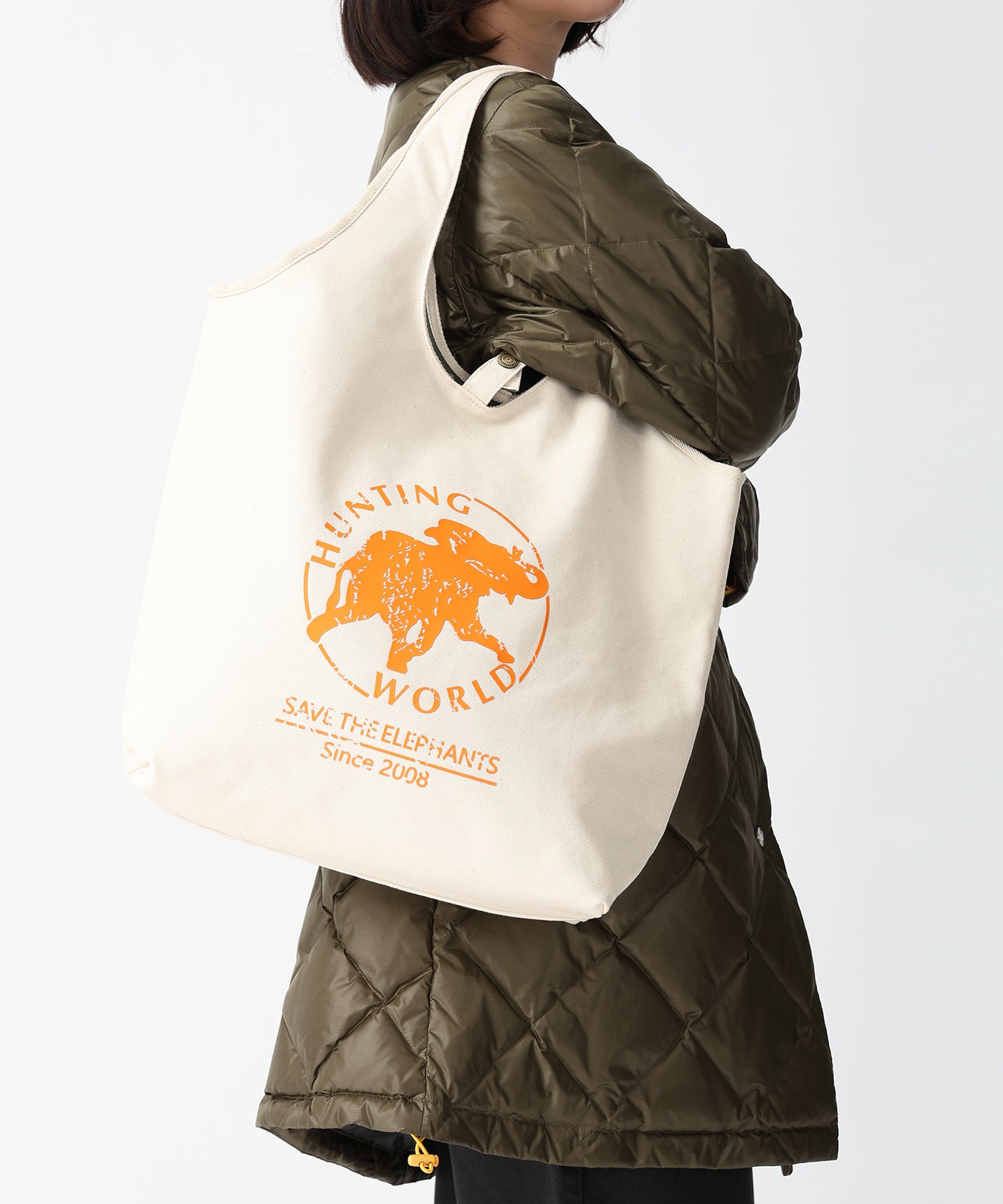 ボルネオチャリティー[トートバッグ L7818BNO ]アイボリー6109432130 1