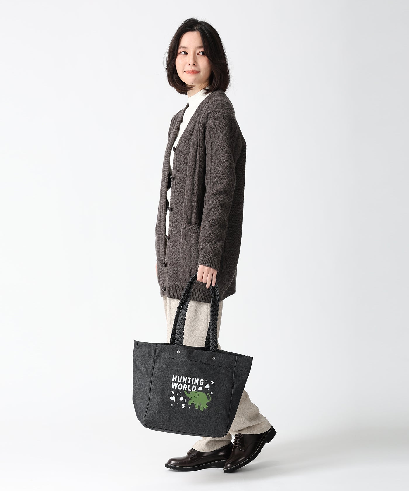 グリーンタグ[トートバッグM 7811BNO]ブラック6109431508 13