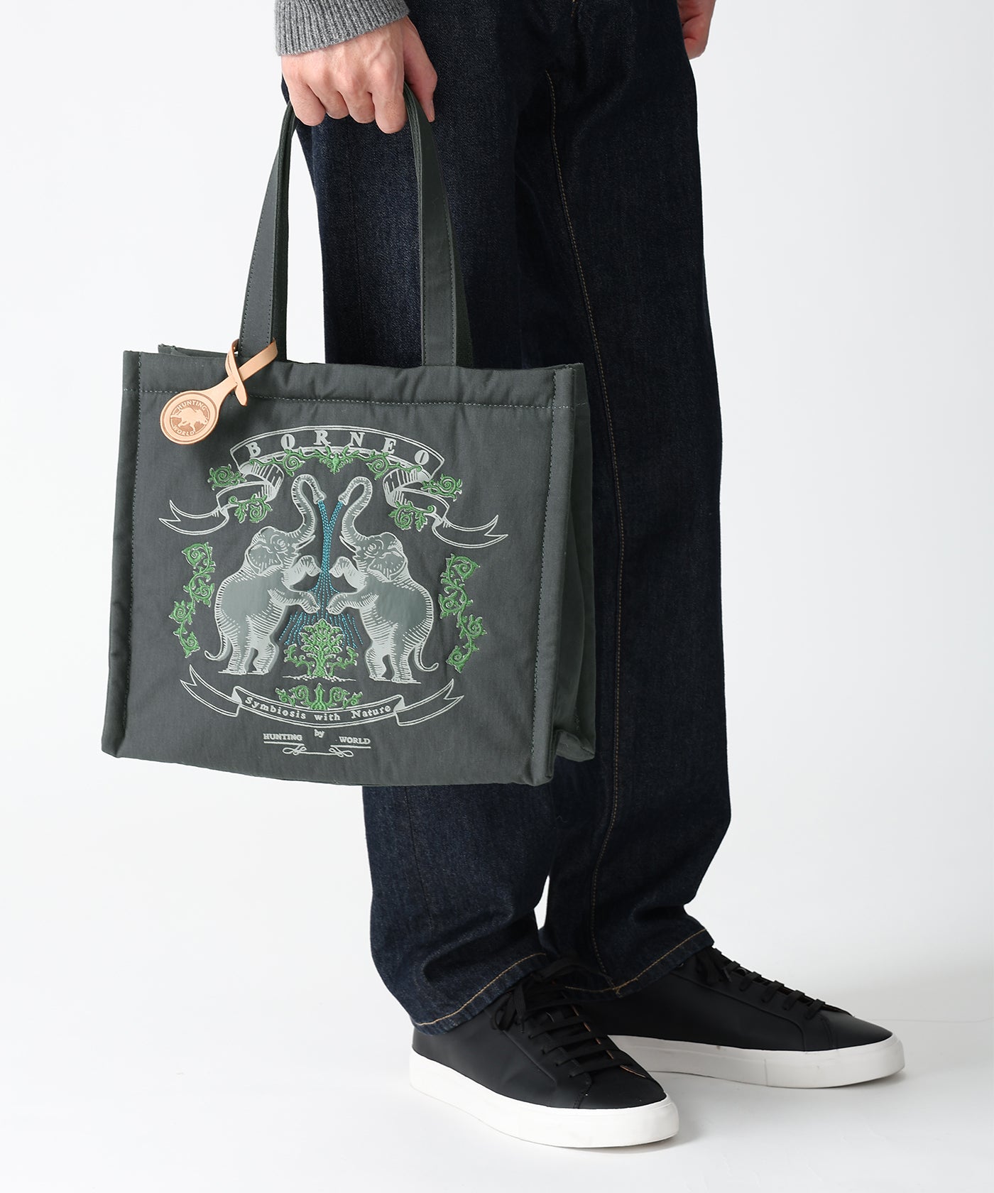 ボルネオチャリティー[トートバッグM 7842BNO]ネイビー6109430878 13