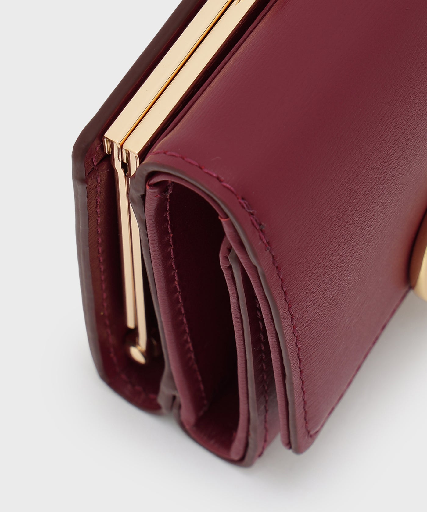 ステラ[トライフォールドウォレット 331STL]バーガンディ6119300918 6