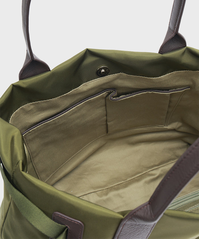 アットイーズサックフル[トートバッグM 7302SCF]オリーブ6109404446 9