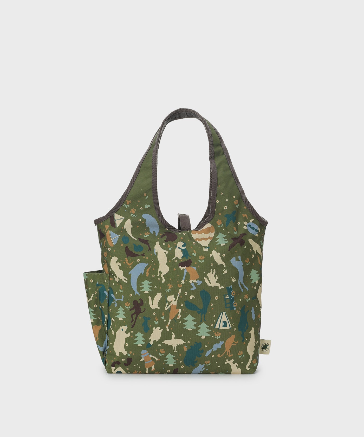 ボルネオチャリティー[トートバッグM 7817BNO]グレー6109431305 11