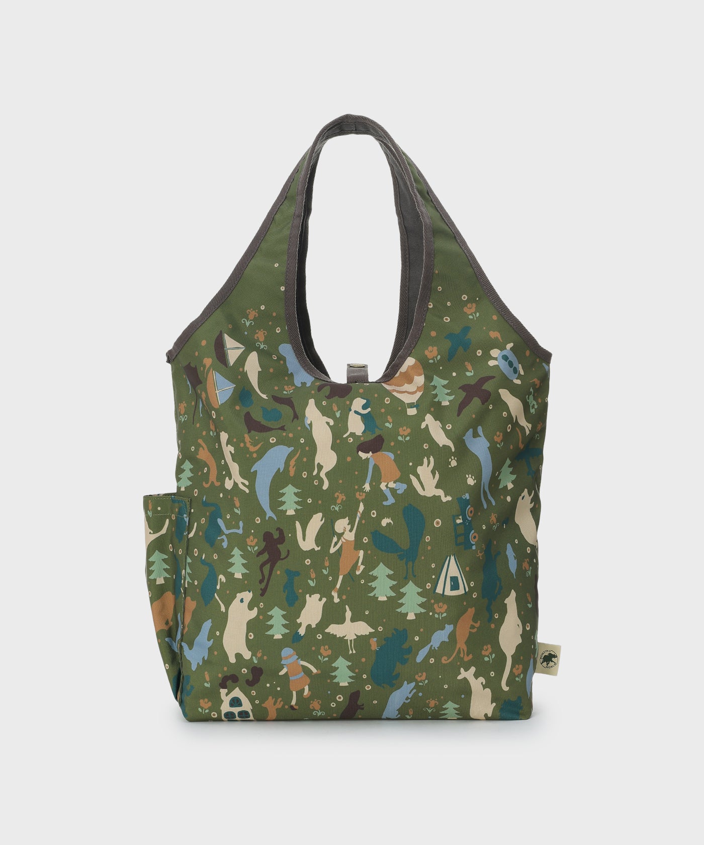 ボルネオチャリティー[トートバッグL 7818BNO]グレー6109431405 11