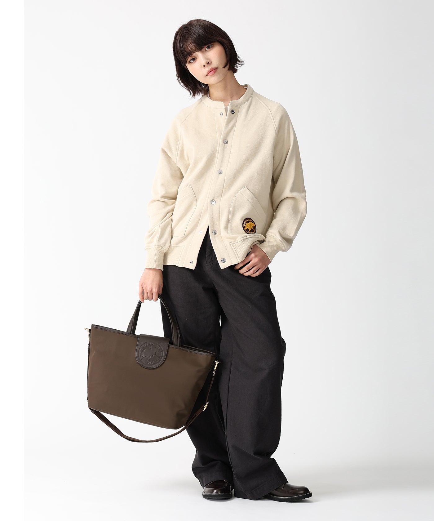 アットイーズトラディション[トートバッグM 7441TRD]ダークブラウン6109412138 7