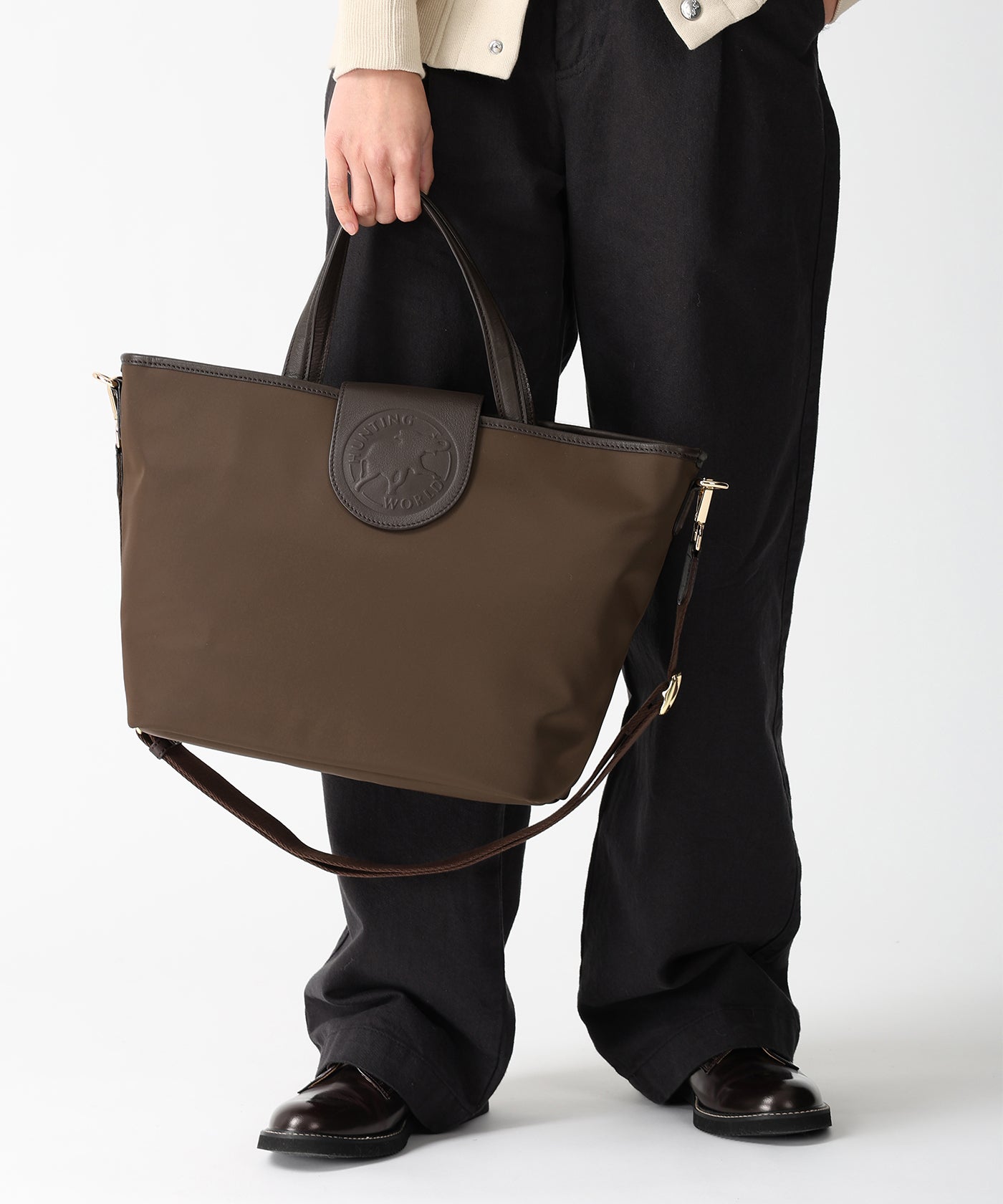 アットイーズトラディション[トートバッグM 7441TRD]ダークブラウン6109412138 1