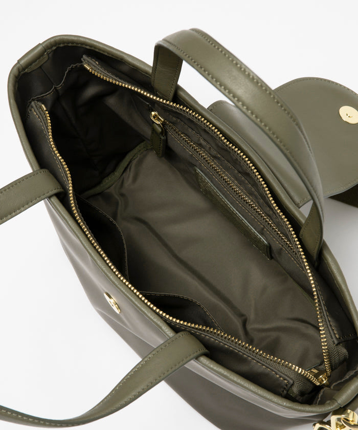 アットイーズトラディション[トートバッグS 7440TRD]カーキ6109410547 4