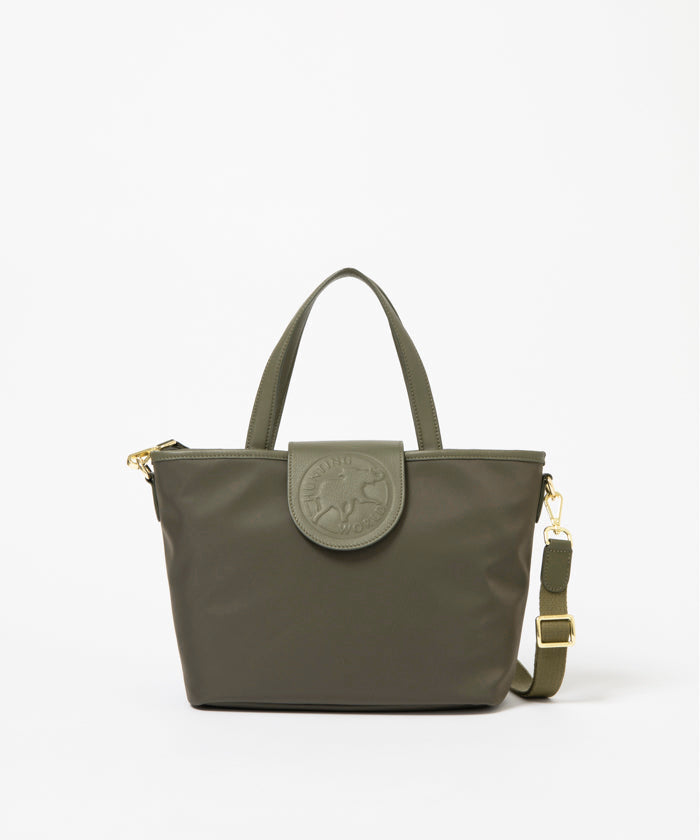 アットイーズトラディション[トートバッグS 7440TRD]カーキ6109410547 (カーキ)