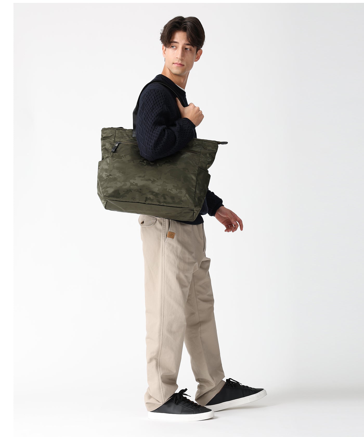 ユーティリティカモ[トートバッグ6091UTC]オリーブ6109173546 13