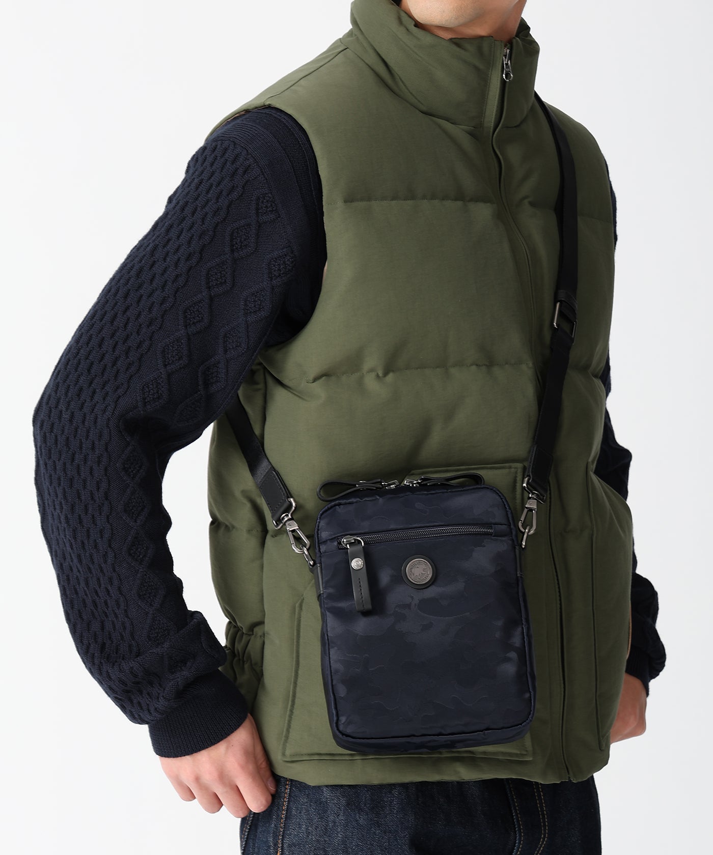 ユーティリティカモ[ショルダーバッグ 6093UTC]ネイビー6109173478 1