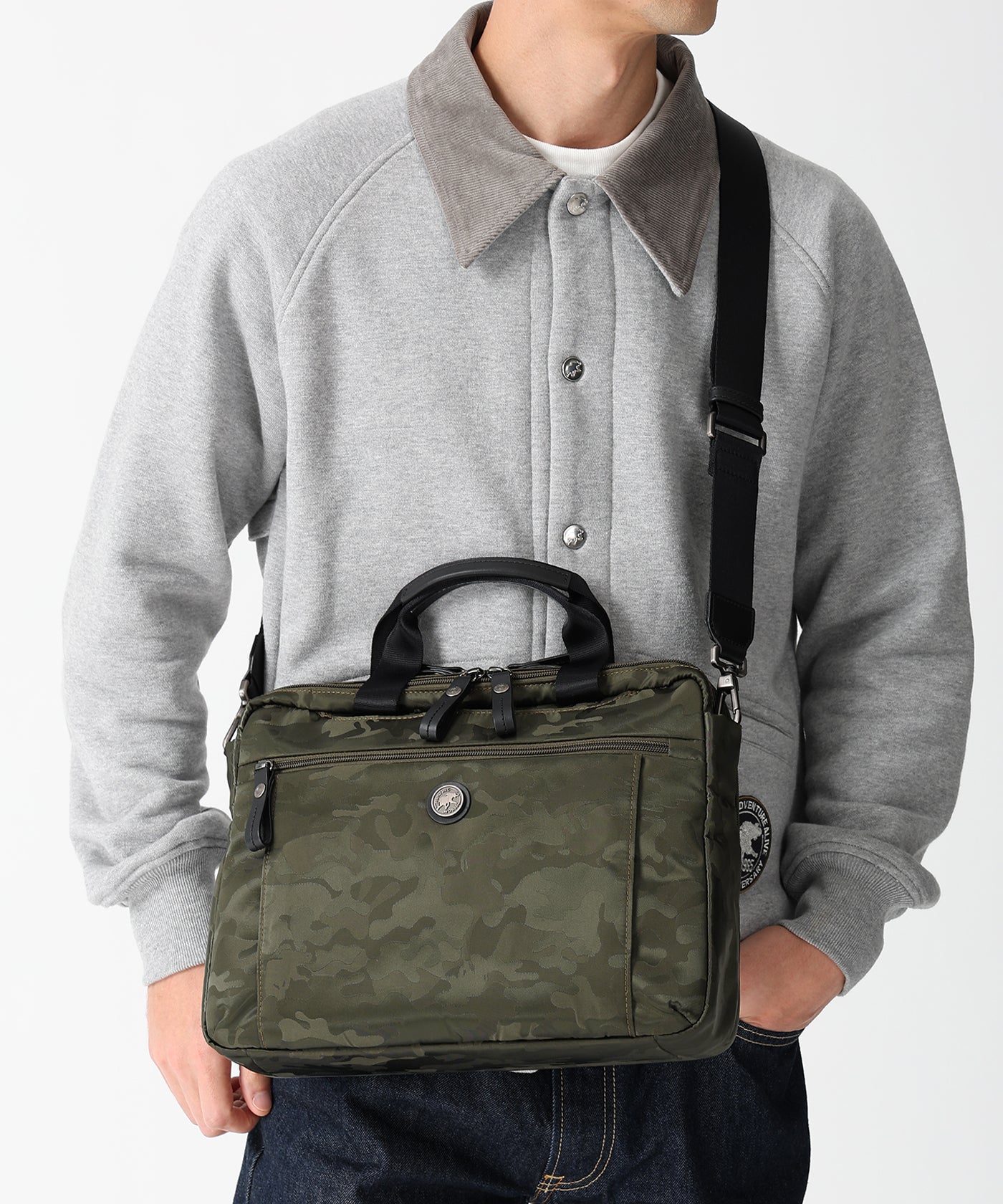 ユーティリティカモ[2WAYショルダー6098UTC]オリーブ6109172446 1