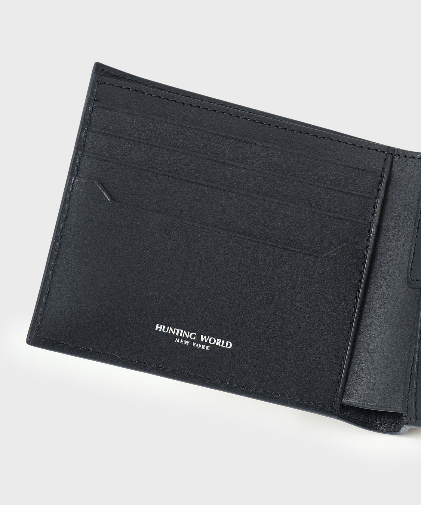 クリスタルグレイン[フォールデッドウォレット 371CGR]ネイビー6119203078 7