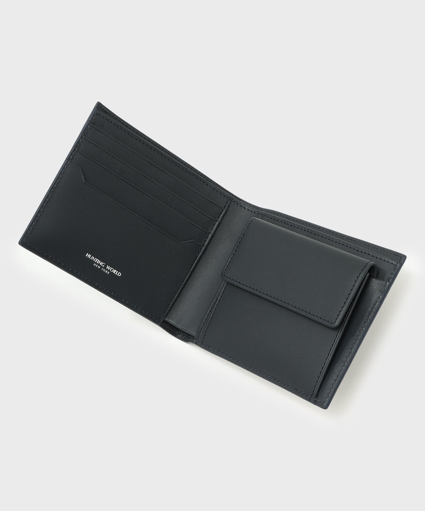 クリスタルグレイン[フォールデッドウォレット 371CGR]ネイビー6119203078 4