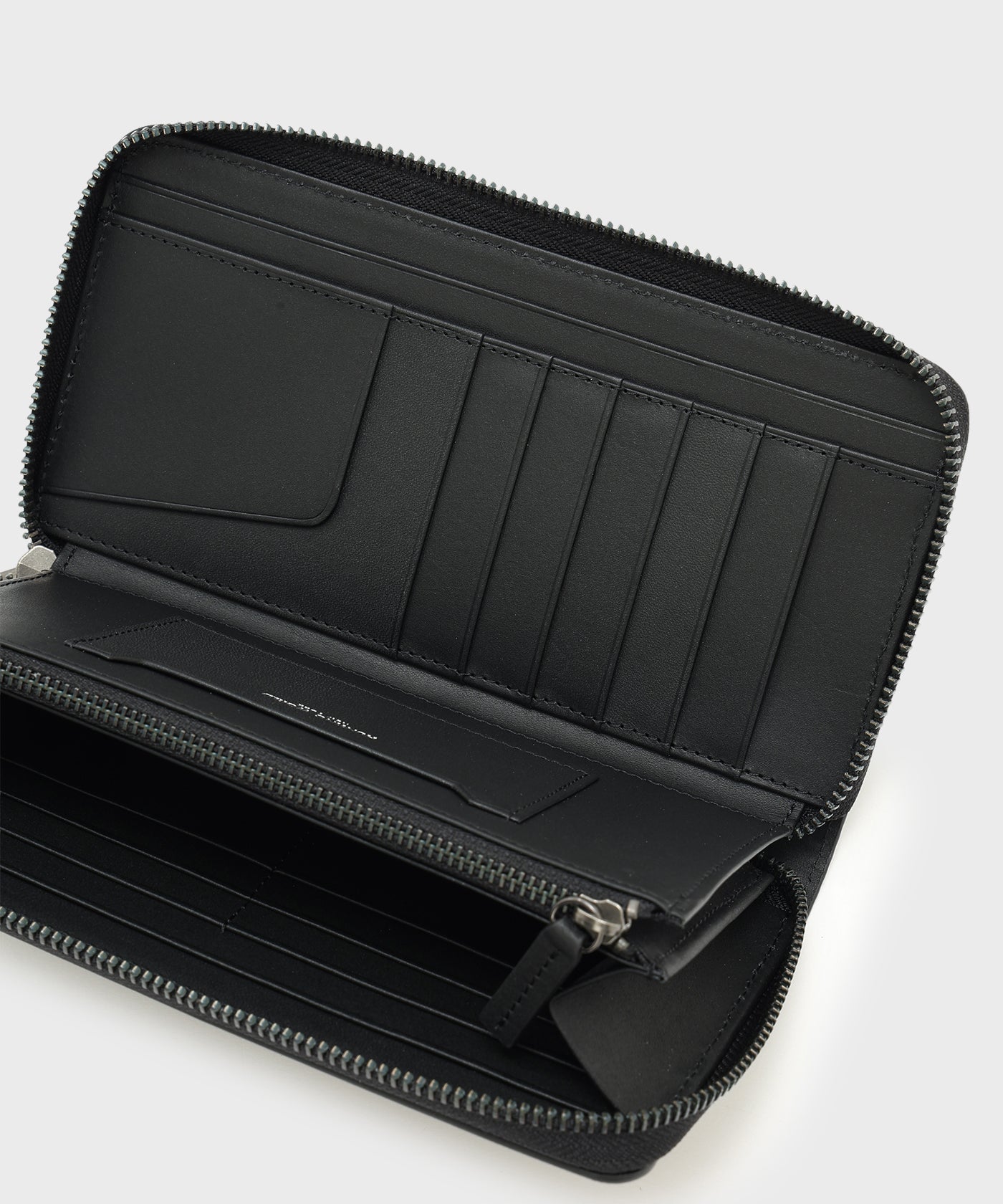 クリスタルグレイン[ロングジップウォレット 370CGR]ブラック6119202908 8