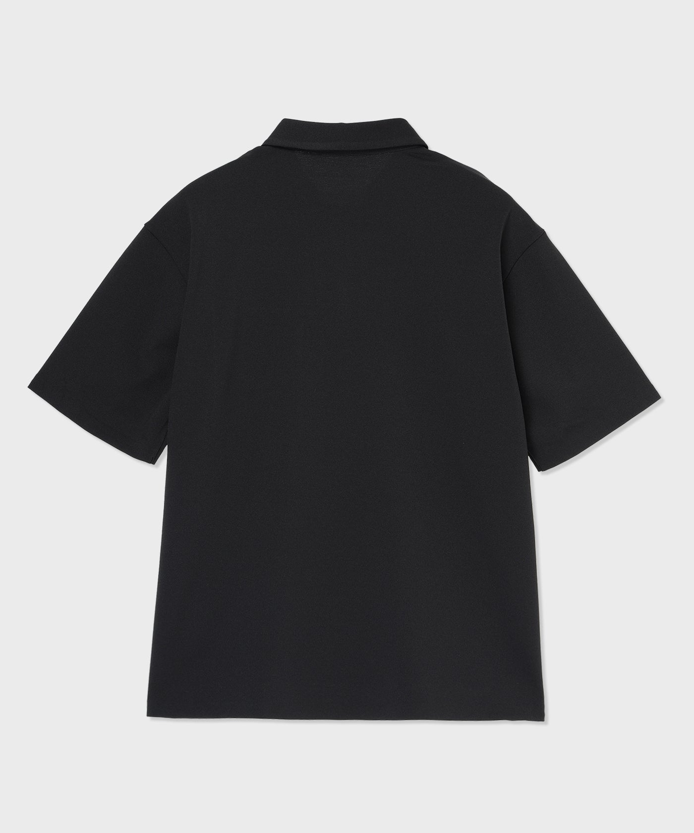 CRAFTED BY DESCENTE.LAB[ハーフスリーブポロシャツ SHS04M]ブラック6235600608メンズ 2