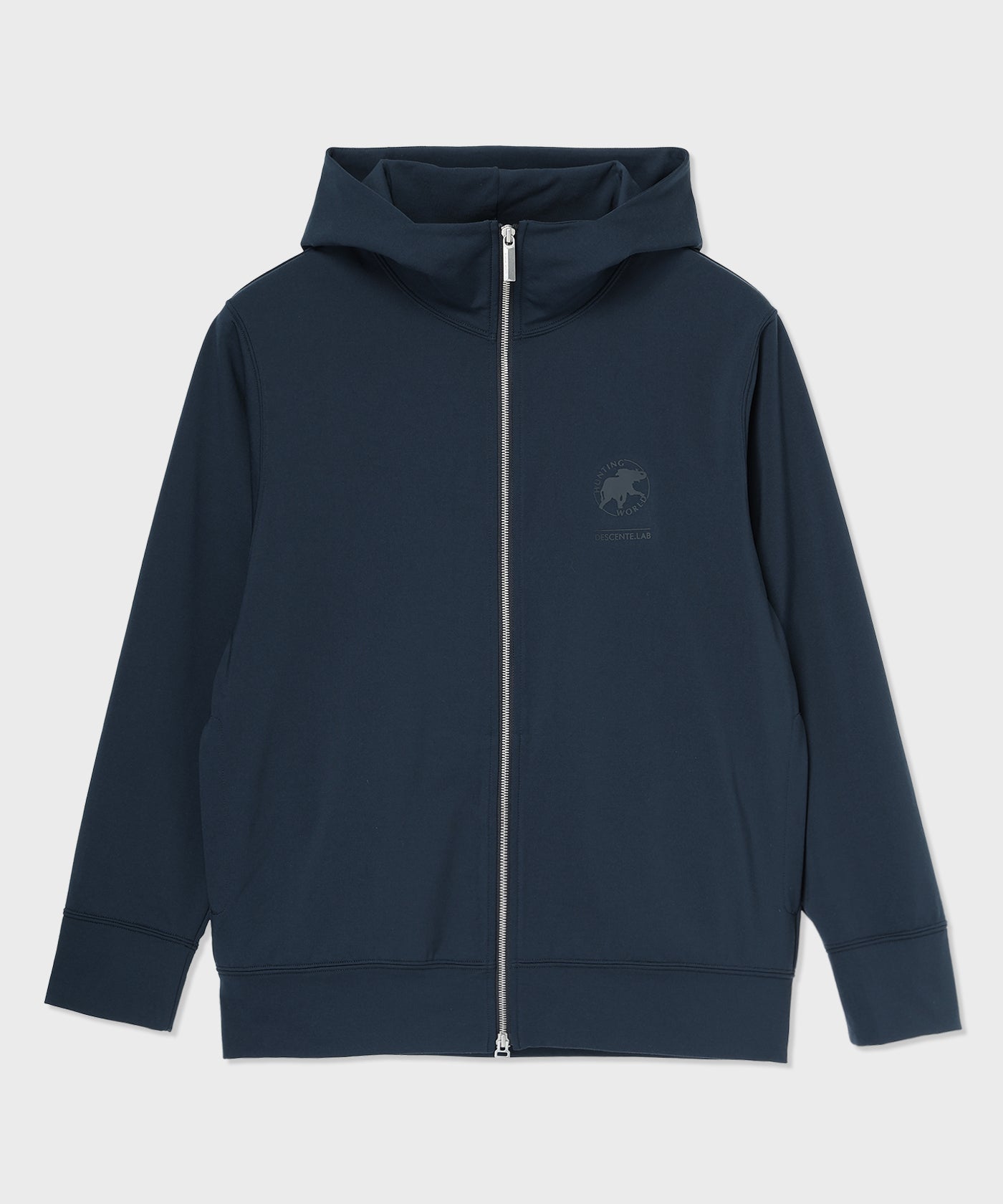 CRAFTED BY DESCENTE.LAB[フルジップフーディー SSW40M]ネイビー6235600478メンズ (ネイビー)