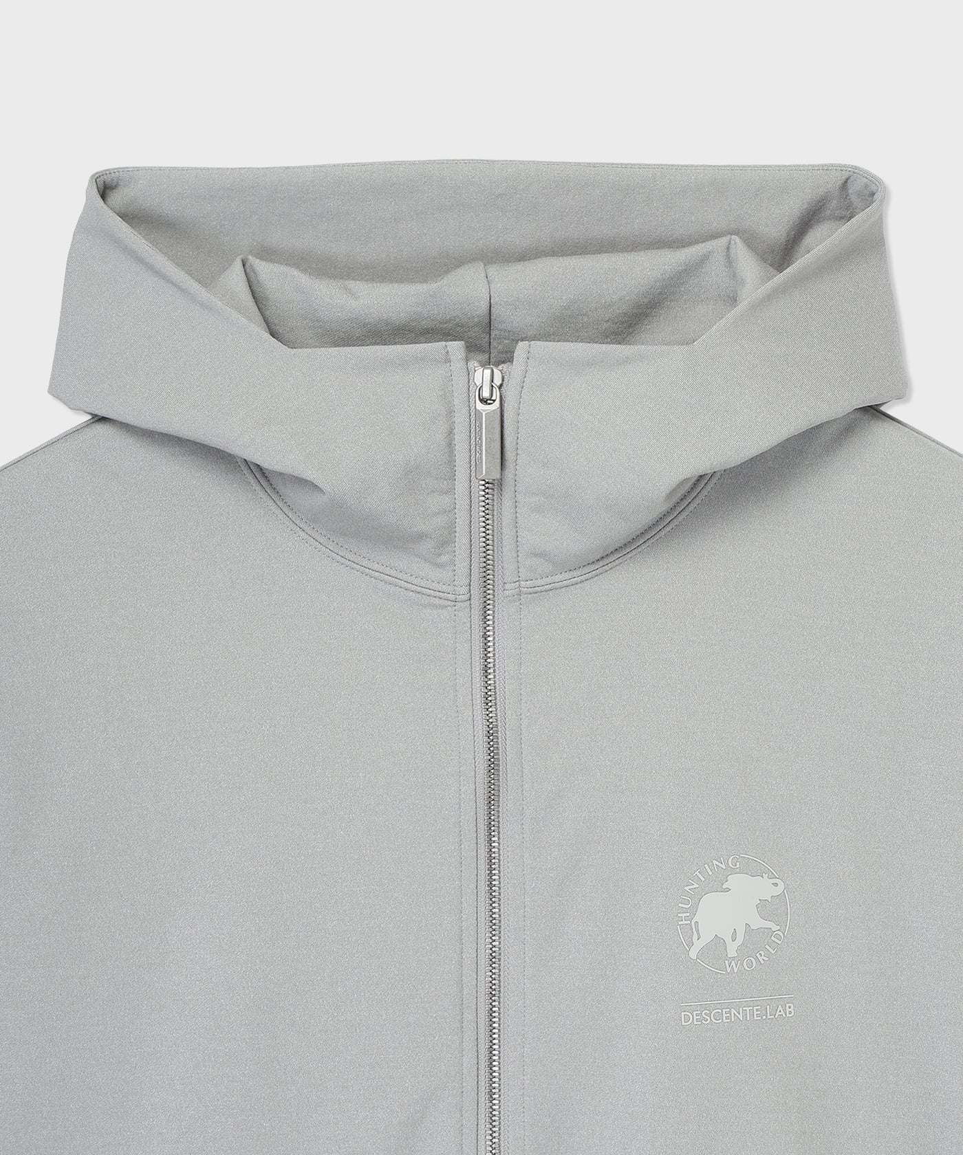 CRAFTED BY DESCENTE.LAB[フルジップフーディー SSW40M]グレー6235600405メンズ 3