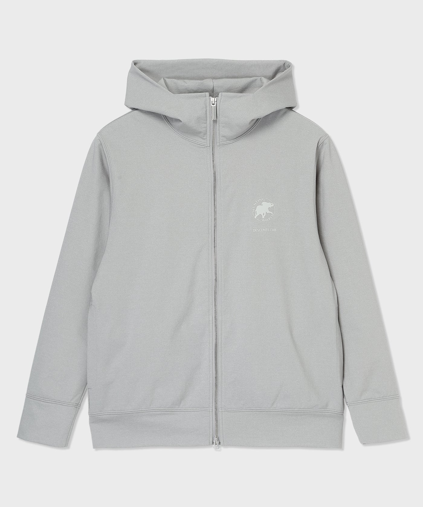 CRAFTED BY DESCENTE.LAB[フルジップフーディー SSW40M]グレー6235600405メンズ (グレー)