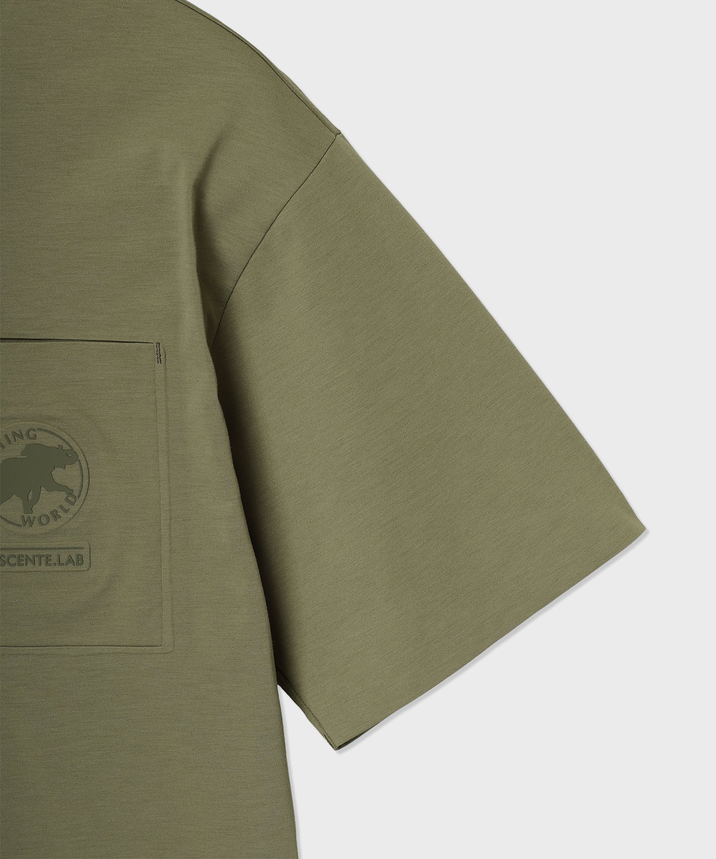 CRAFTED BY DESCENTE.LAB[プライムフレックス プレーティングジャージーハーフスリーブシャツ SHT06M]カーキ6235600347メンズ 5