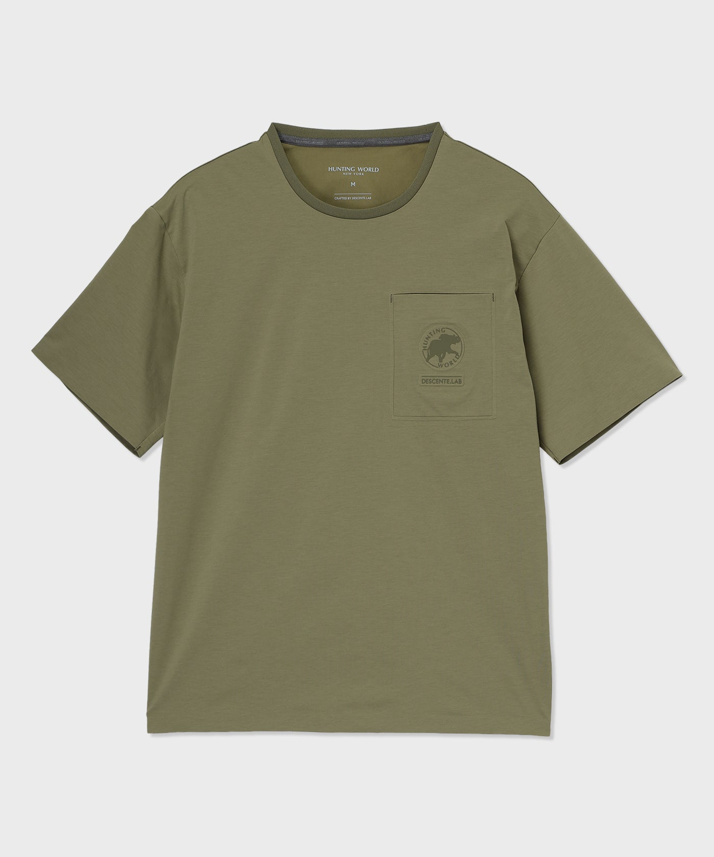 CRAFTED BY DESCENTE.LAB[プライムフレックス プレーティングジャージーハーフスリーブシャツ SHT06M]カーキ6235600347メンズ (カーキ)