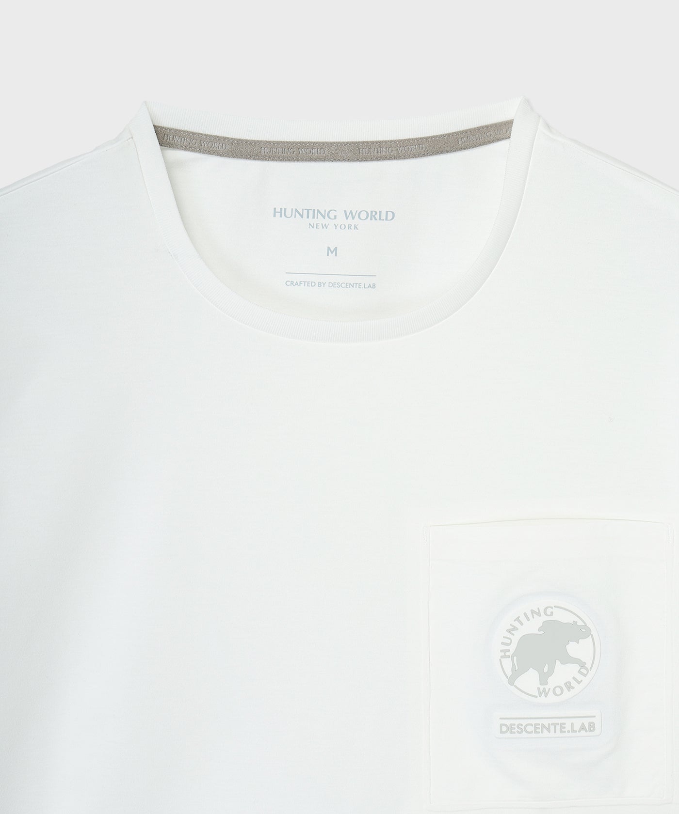 CRAFTED BY DESCENTE.LAB[プライムフレックス プレーティングジャージーハーフスリーブシャツ SHT06M]ホワイト6235600300メンズ 3