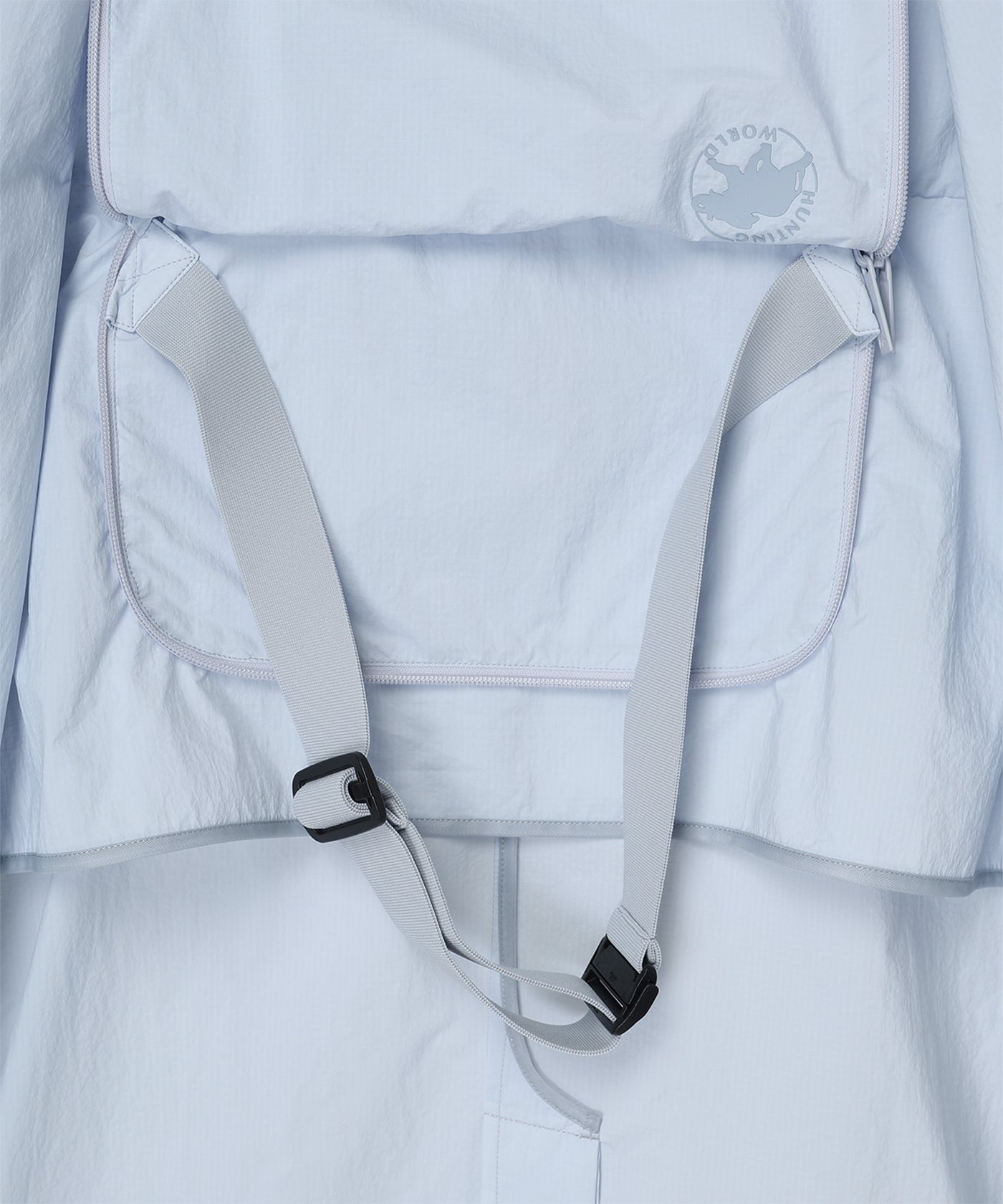 CRAFTED BY DESCENTE.LAB[リンクルリップストップ エアリーパッカブルコート SWB80M]ライトブルー 6235600260メンズ 12