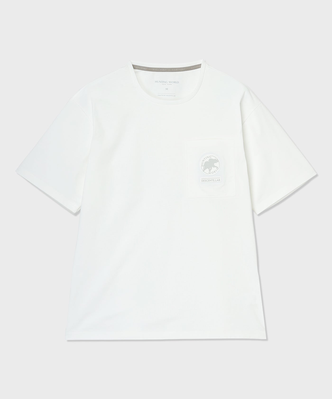 CRAFTED BY DESCENTE.LAB[プライムフレックス プレーティングジャージーハーフスリーブシャツ SHT06M]ホワイト6235600300メンズ (ホワイト)