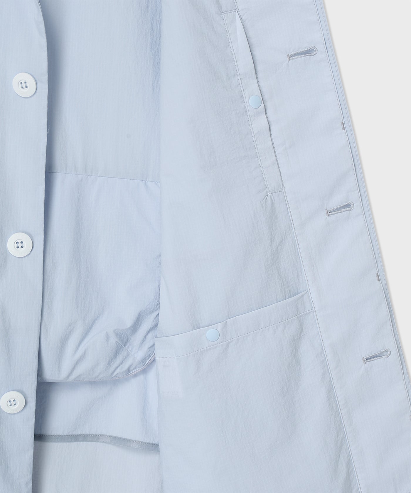 CRAFTED BY DESCENTE.LAB[リンクルリップストップ エアリーパッカブルコート SWB80M]ライトブルー 6235600260メンズ 10