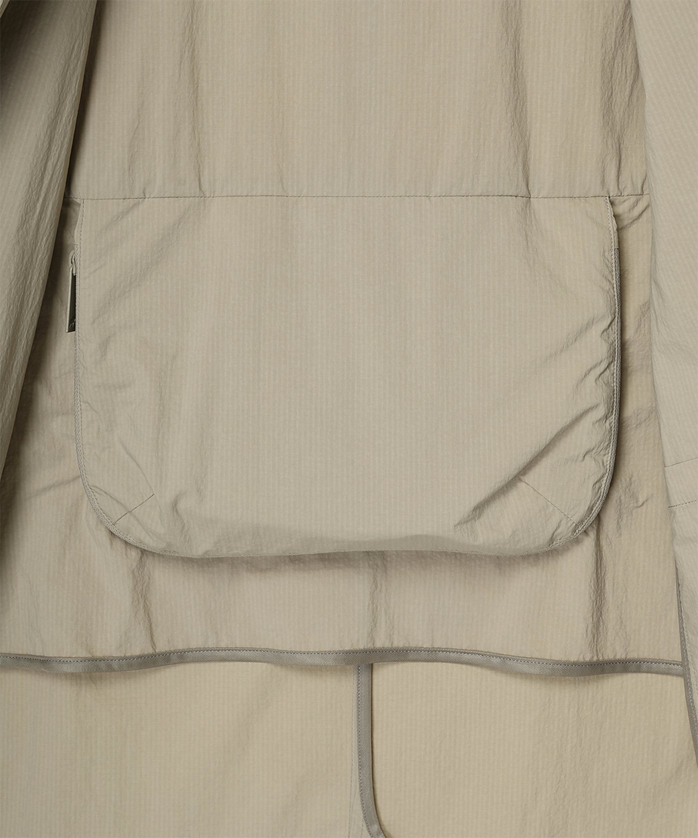 CRAFTED BY DESCENTE.LAB[リンクルリップストップ エアリーパッカブルコート SWB80M]ベージュ6235600232メンズ 11