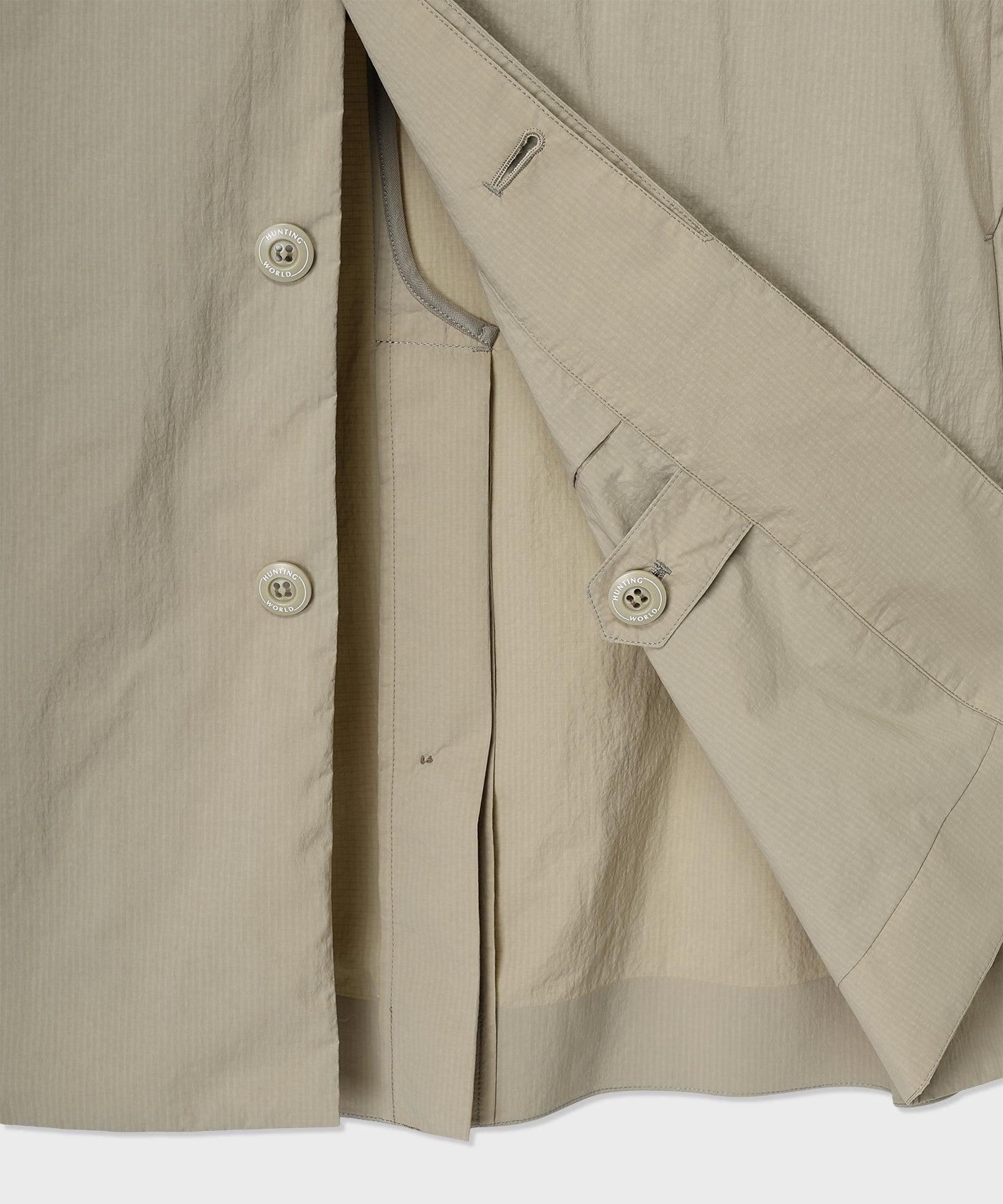 CRAFTED BY DESCENTE.LAB[リンクルリップストップ エアリーパッカブルコート SWB80M]ベージュ6235600232メンズ 8