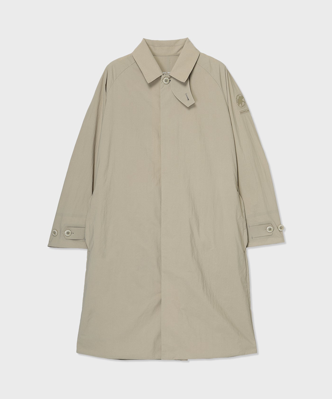 CRAFTED BY DESCENTE.LAB[リンクルリップストップ エアリーパッカブルコート SWB80M]ベージュ6235600232メンズ (ベージュ)