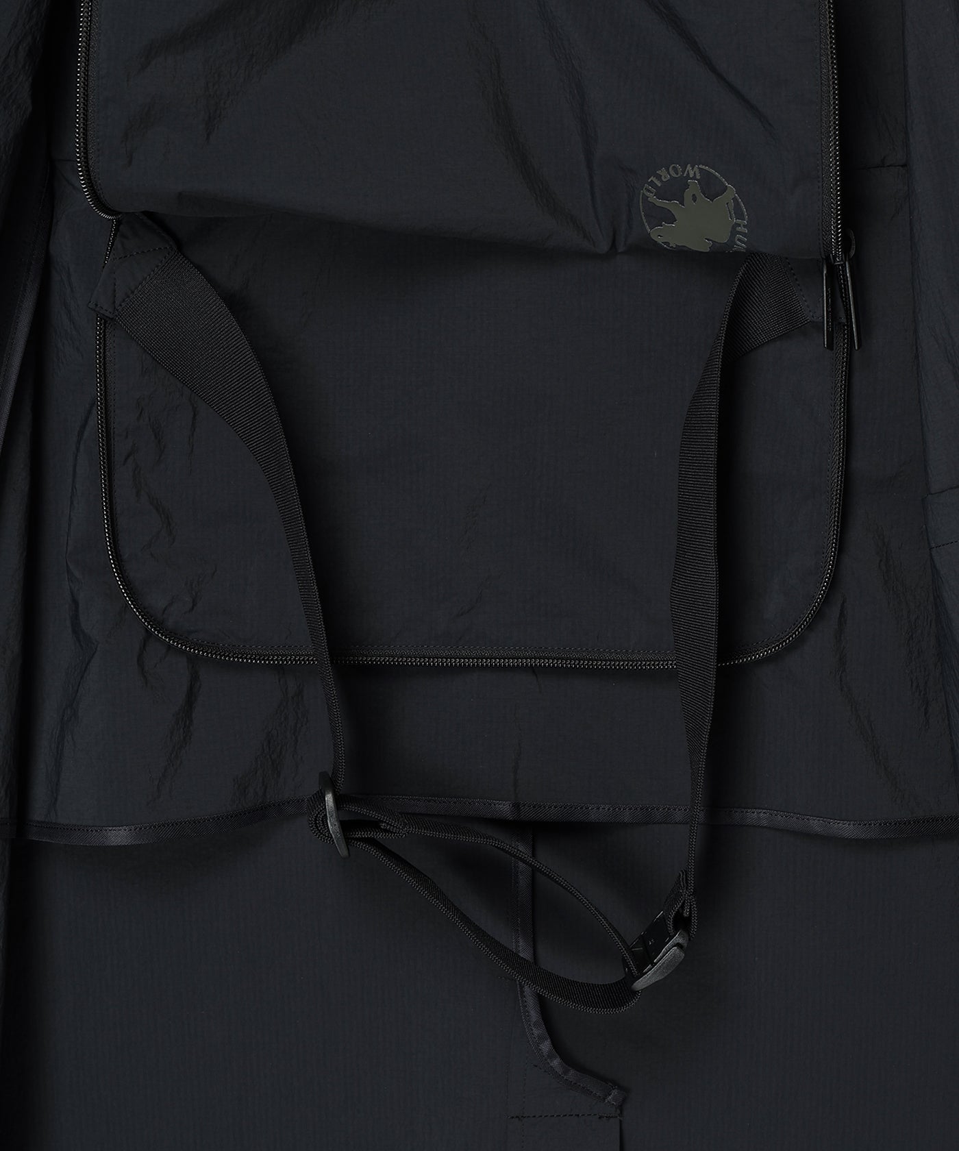 CRAFTED BY DESCENTE.LAB[リンクルリップストップ エアリーパッカブルコート SWB80M]ブラック6235600208メンズ 12