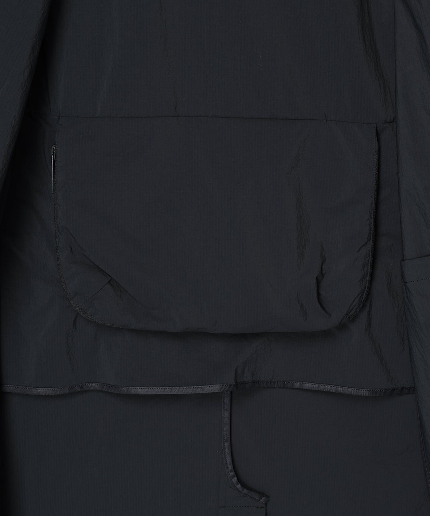 CRAFTED BY DESCENTE.LAB[リンクルリップストップ エアリーパッカブルコート SWB80M]ブラック6235600208メンズ 11