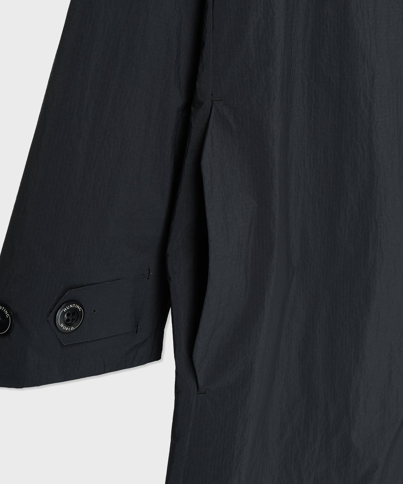 CRAFTED BY DESCENTE.LAB[リンクルリップストップ エアリーパッカブルコート SWB80M]ブラック6235600208メンズ 6