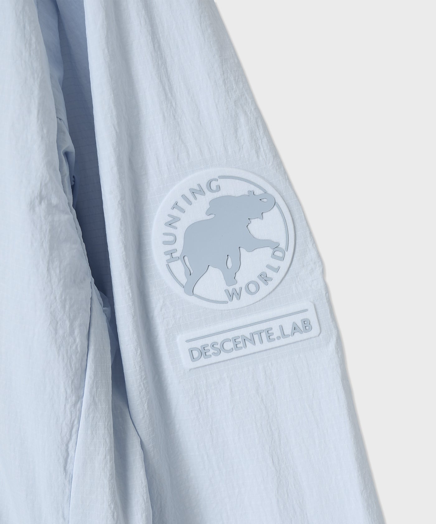 CRAFTED BY DESCENTE.LAB[リンクルリップストップ エアリーパッカブルジャケット SJK35M]ライトブルー 6235600160メンズ 5