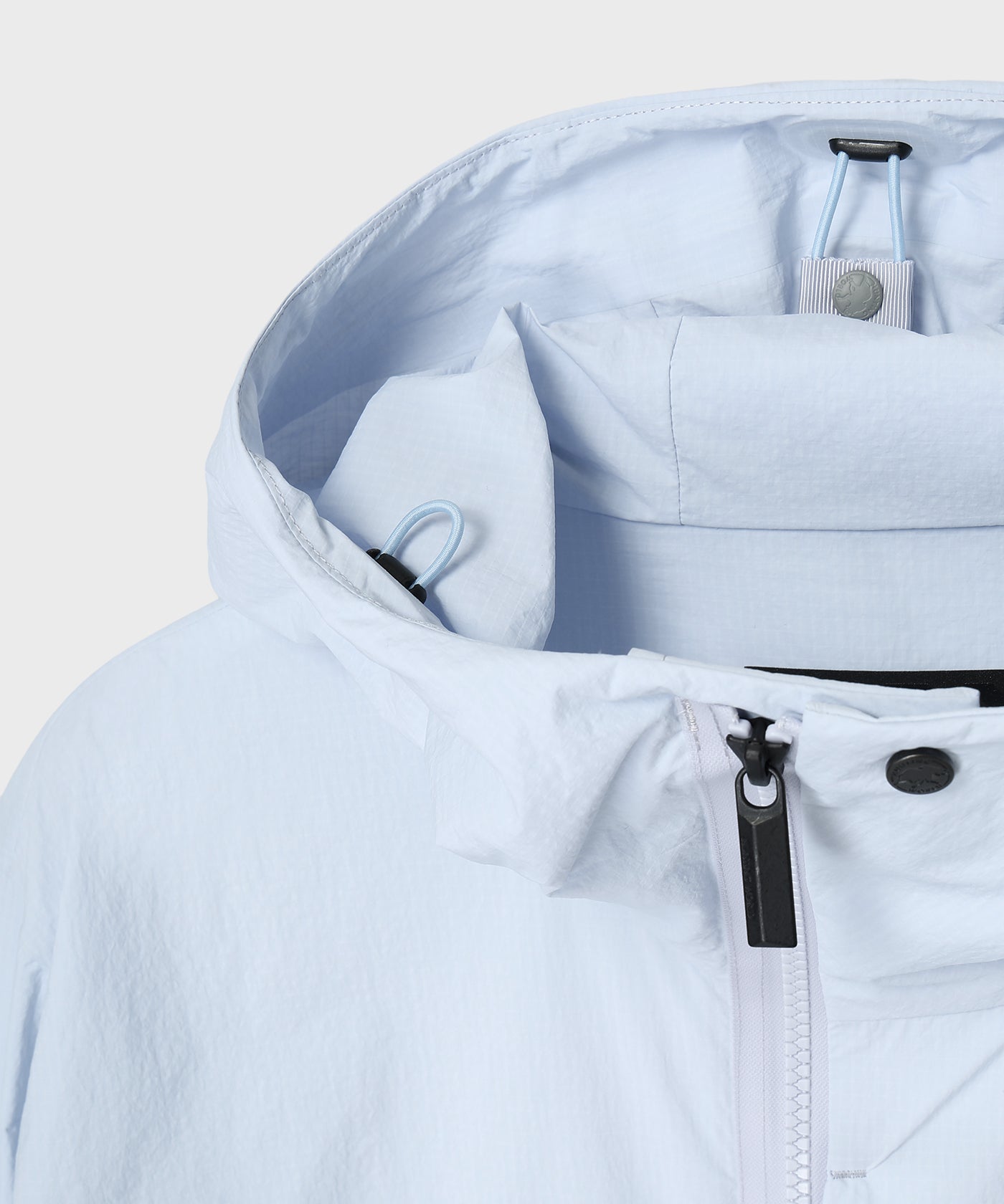 CRAFTED BY DESCENTE.LAB[リンクルリップストップ エアリーパッカブルジャケット SJK35M]ライトブルー 6235600160メンズ 4