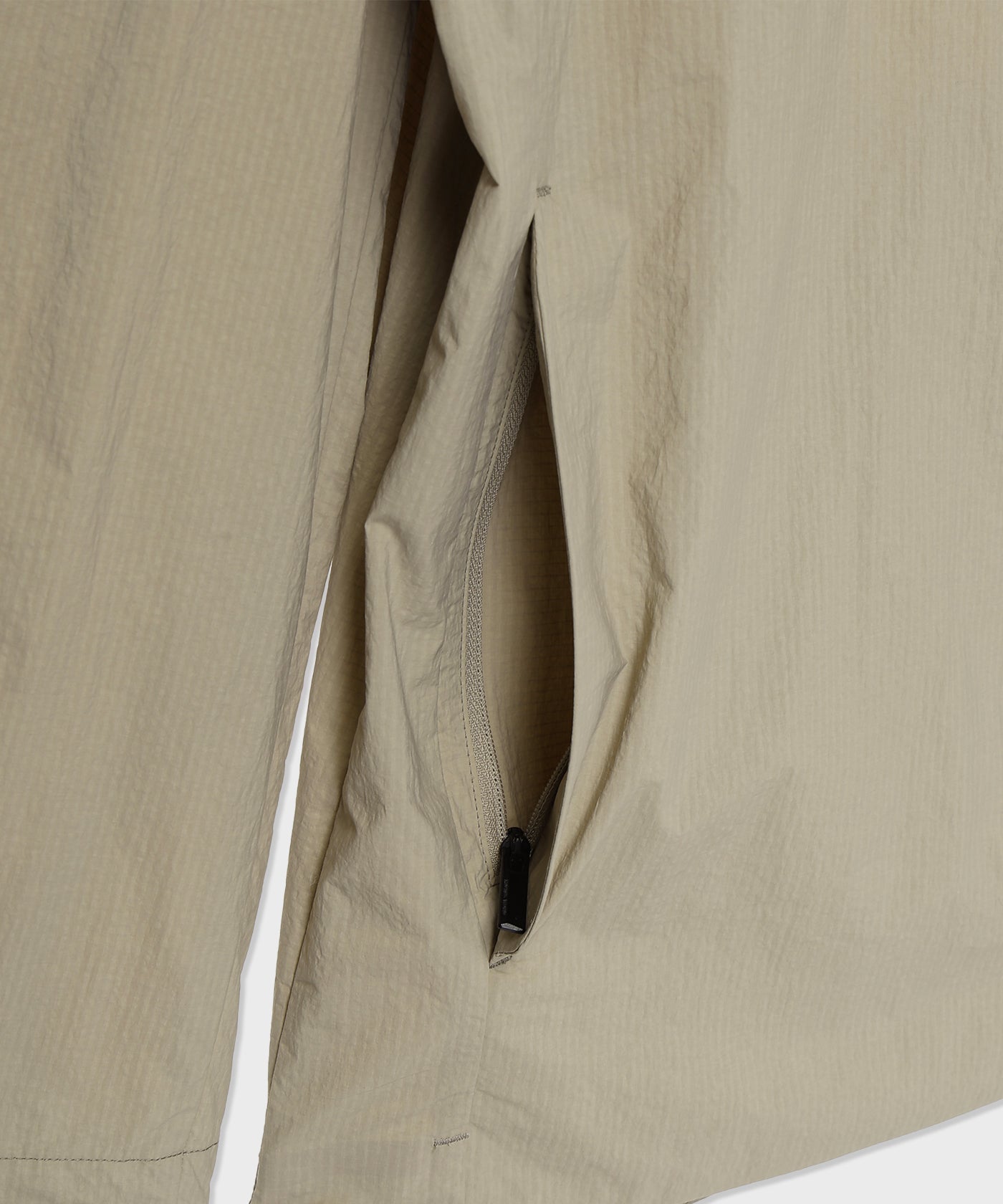 CRAFTED BY DESCENTE.LAB[リンクルリップストップ エアリーパッカブルジャケット SJK35M]ベージュ6235600132メンズ 8