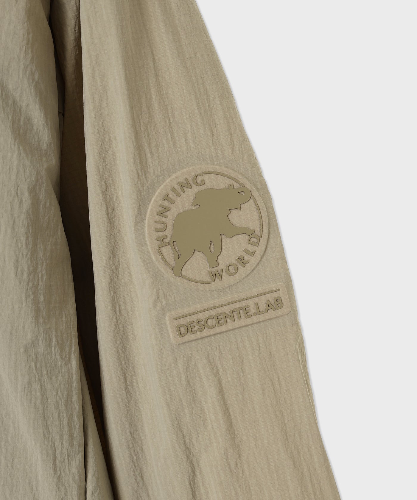 CRAFTED BY DESCENTE.LAB[リンクルリップストップ エアリーパッカブルジャケット SJK35M]ベージュ6235600132メンズ 5