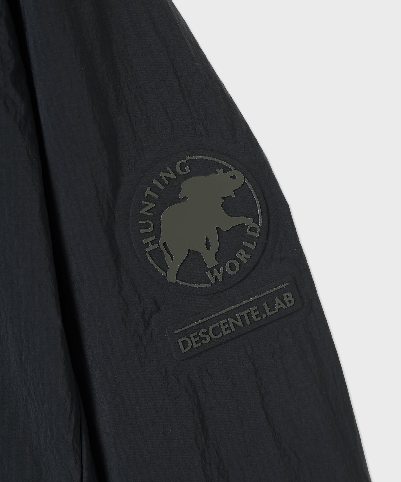 CRAFTED BY DESCENTE.LAB[リンクルリップストップ エアリーパッカブルジャケット SJK35M]ブラック6235600108メンズ 5