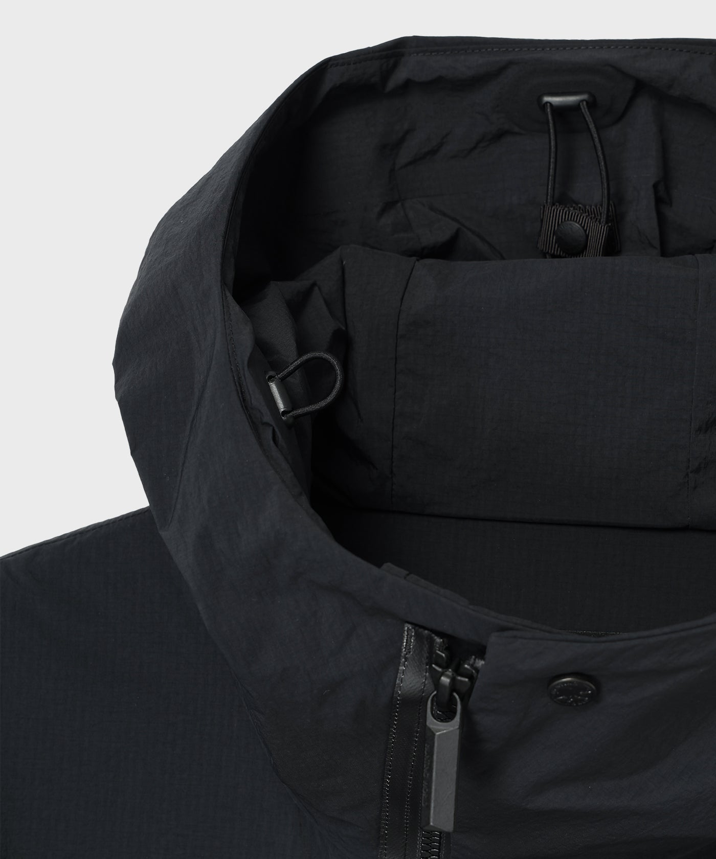 CRAFTED BY DESCENTE.LAB[リンクルリップストップ エアリーパッカブルジャケット SJK35M]ブラック6235600108メンズ 4