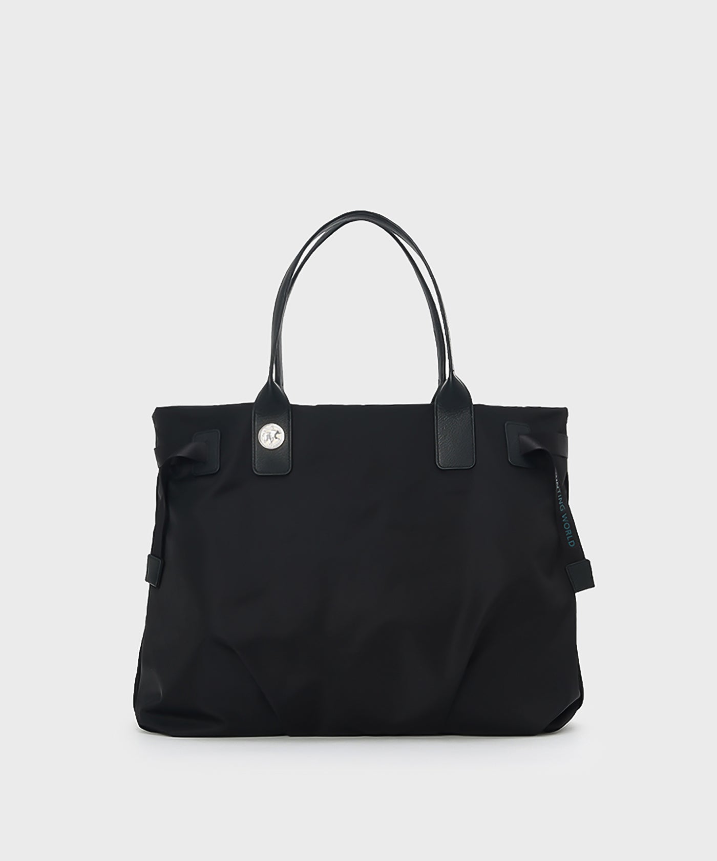 アットイーズサックフル[トートバッグM 7302SCF]ブラック6109403408 (ブラック)