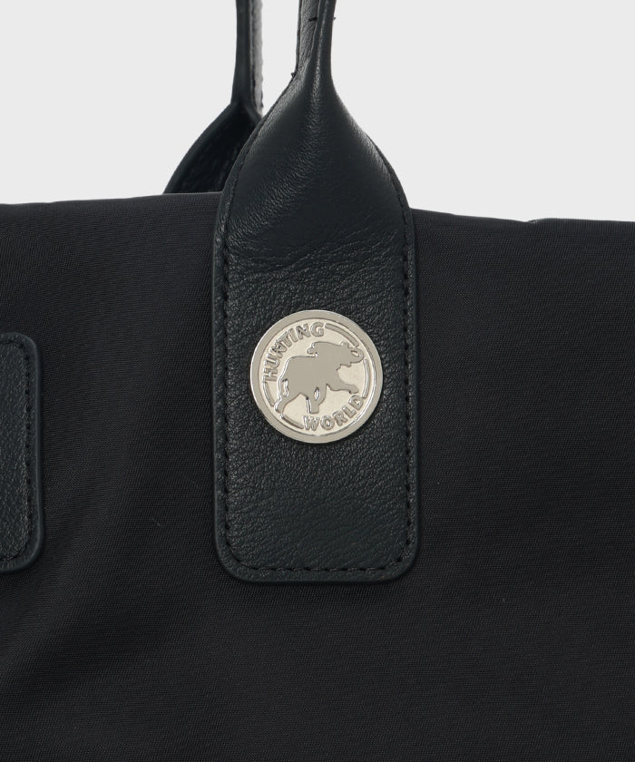 アットイーズサックフル[トートバッグM 7302SCF]ブラック6109403408 6