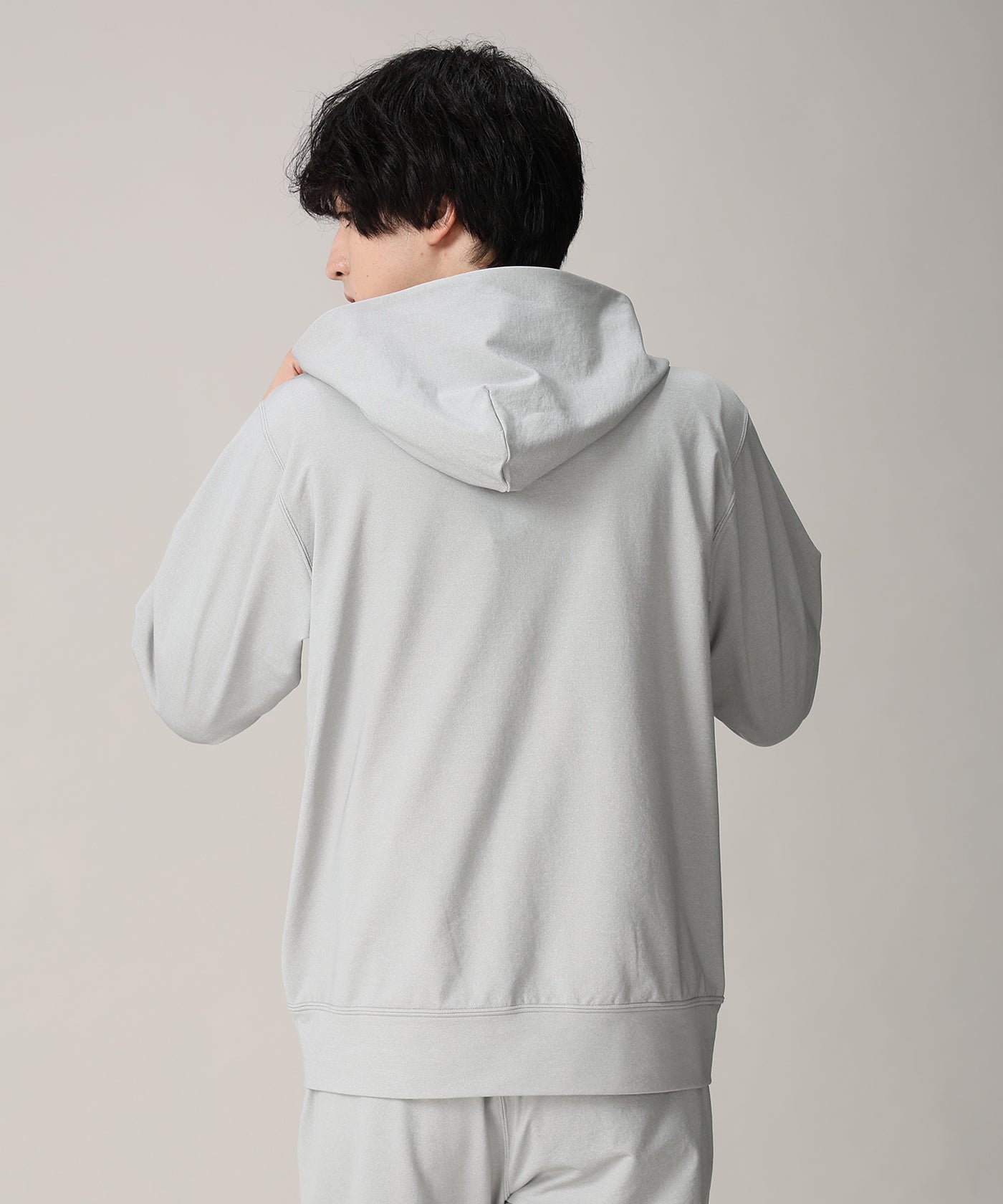 CRAFTED BY DESCENTE.LAB[フルジップフーディー SSW40M]グレー6235600405メンズ 11