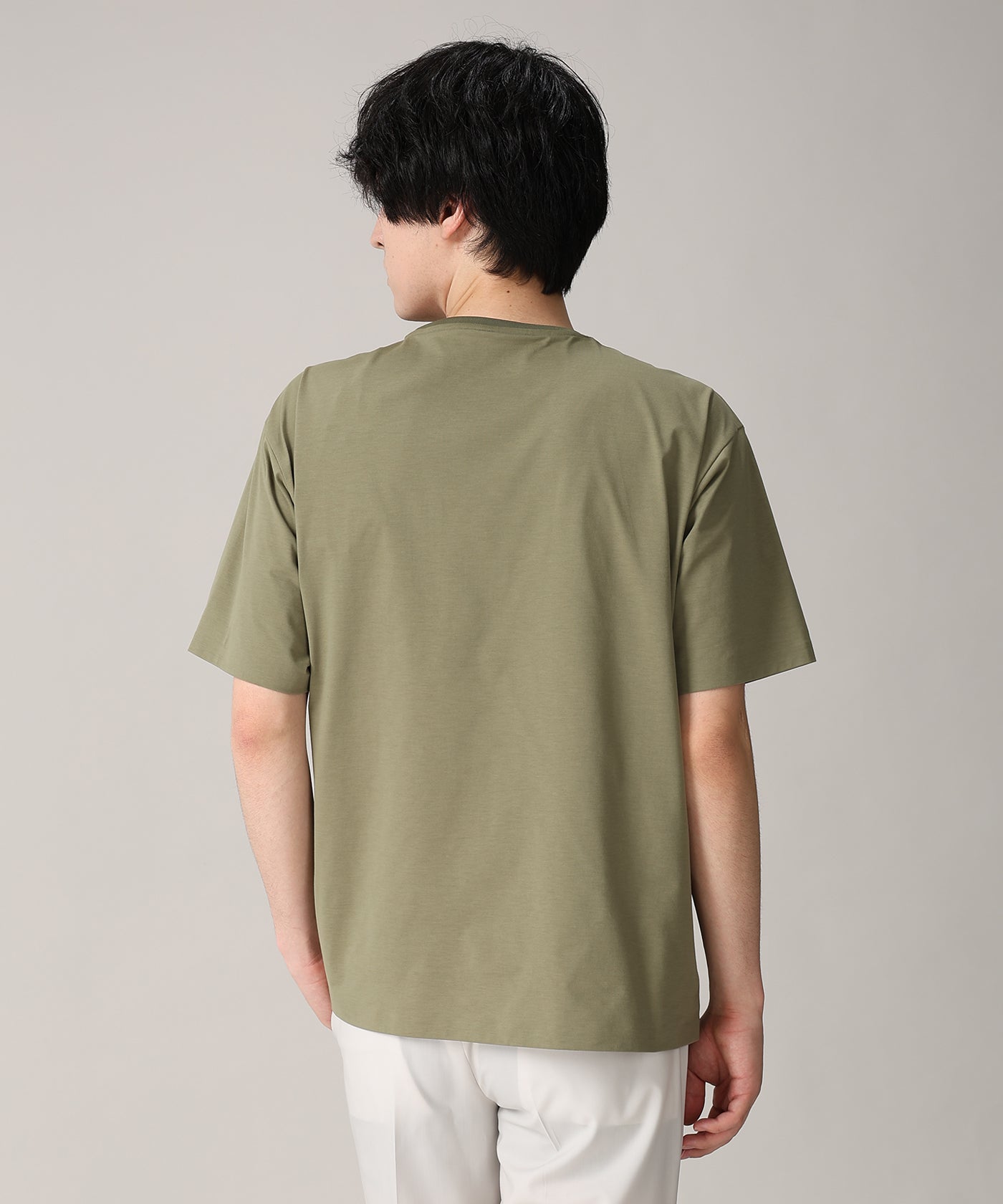 CRAFTED BY DESCENTE.LAB[プライムフレックス プレーティングジャージーハーフスリーブシャツ SHT06M]カーキ6235600347メンズ 7