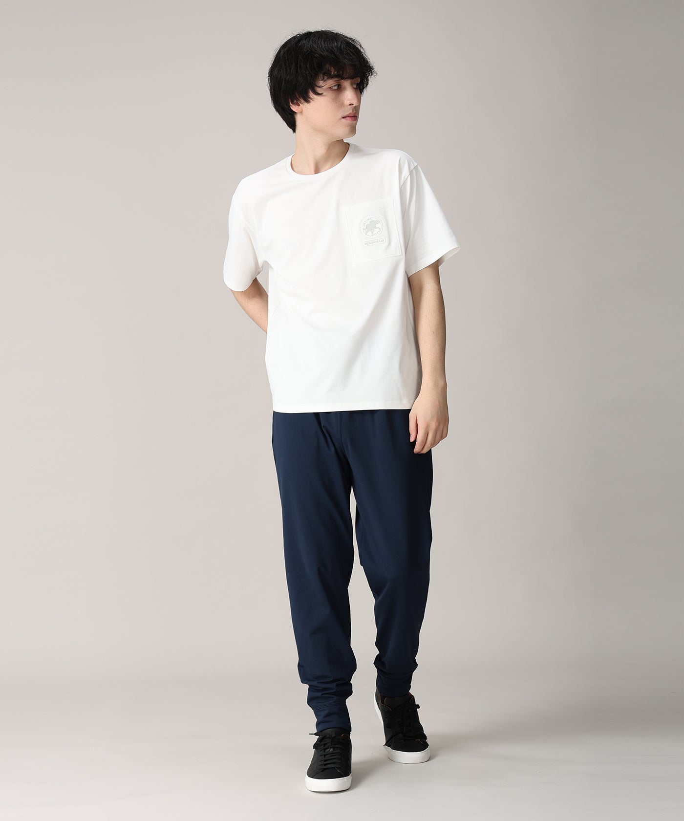 CRAFTED BY DESCENTE.LAB[プライムフレックス プレーティングジャージーハーフスリーブシャツ SHT06M]ホワイト6235600300メンズ 8