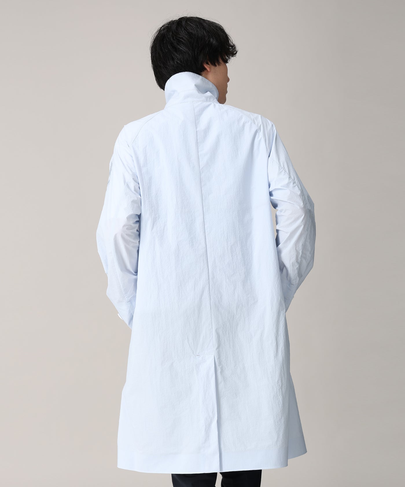 CRAFTED BY DESCENTE.LAB[リンクルリップストップ エアリーパッカブルコート SWB80M]ライトブルー 6235600260メンズ 14