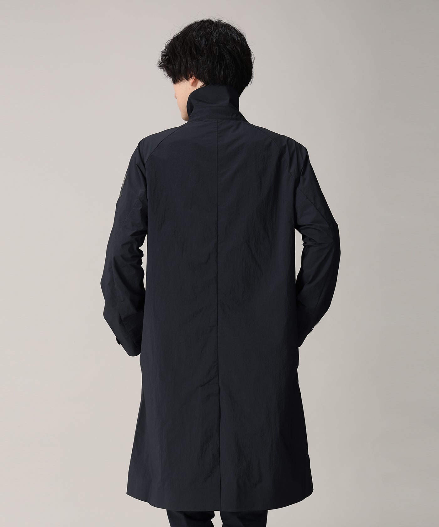 CRAFTED BY DESCENTE.LAB[リンクルリップストップ エアリーパッカブルコート SWB80M]ブラック6235600208メンズ 14