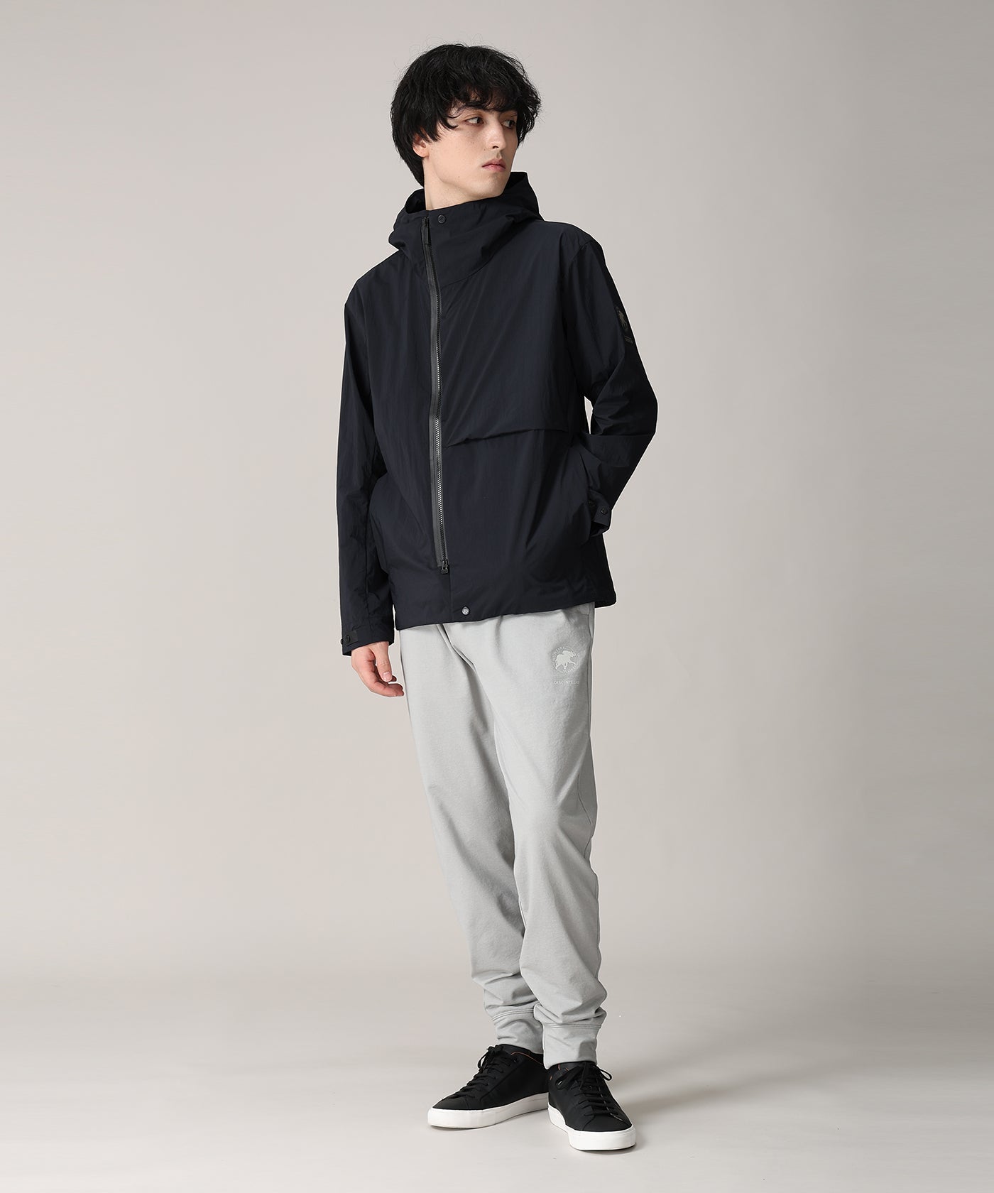 CRAFTED BY DESCENTE.LAB[リンクルリップストップ エアリーパッカブルジャケット SJK35M]ブラック6235600108メンズ 13