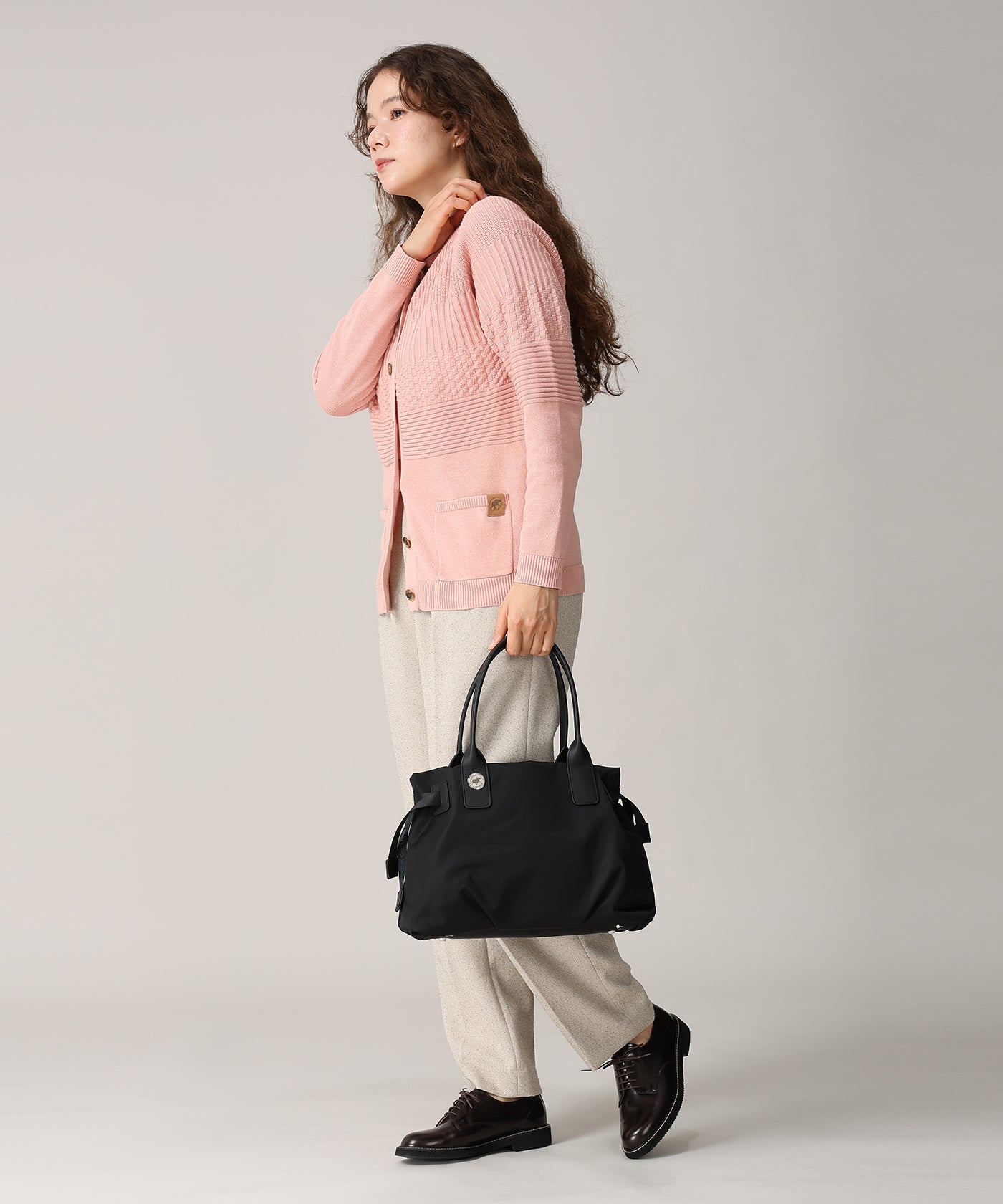 アットイーズサックフル[トートバッグS 7301SCF]ブラック6109403308 15