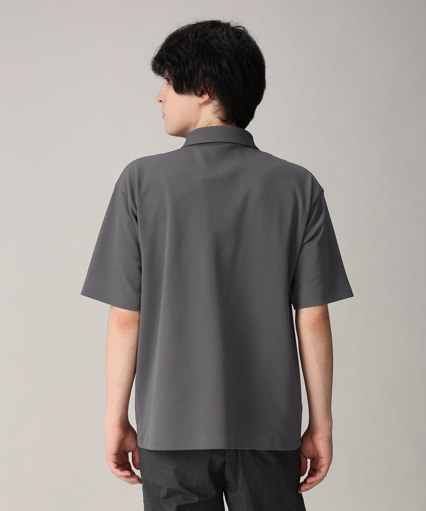CRAFTED BY DESCENTE.LAB[ハーフスリーブポロシャツ SHS04M]グレー6235600605メンズ 8