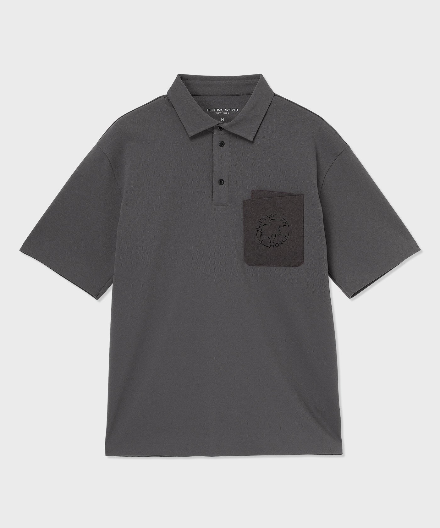 CRAFTED BY DESCENTE.LAB[ハーフスリーブポロシャツ SHS04M]グレー6235600605メンズ (グレー)